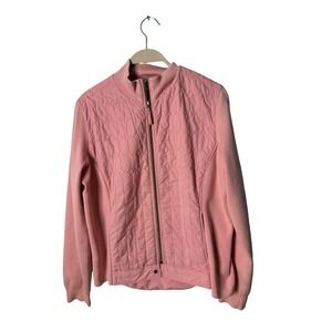 Tail tech coral Quilted Full Zip Golf Athletic Jacket Stretch‎ Women's L